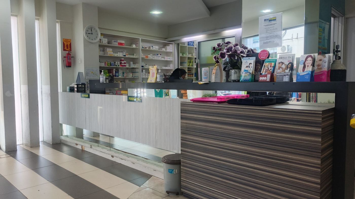 Registration and dispensary counter